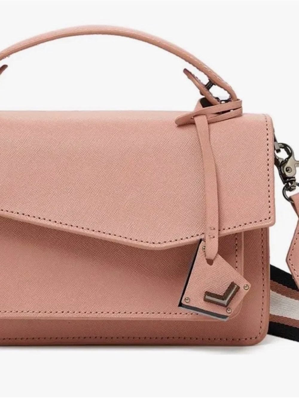 Botkier Cobble Hill Crossbody Handbag in Blush, new with tags